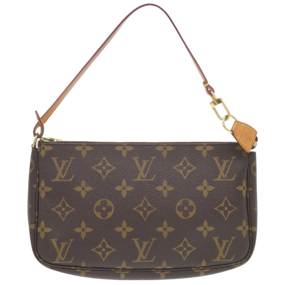 LOUIS VUITTON Brown Monogram Pochette Pouch